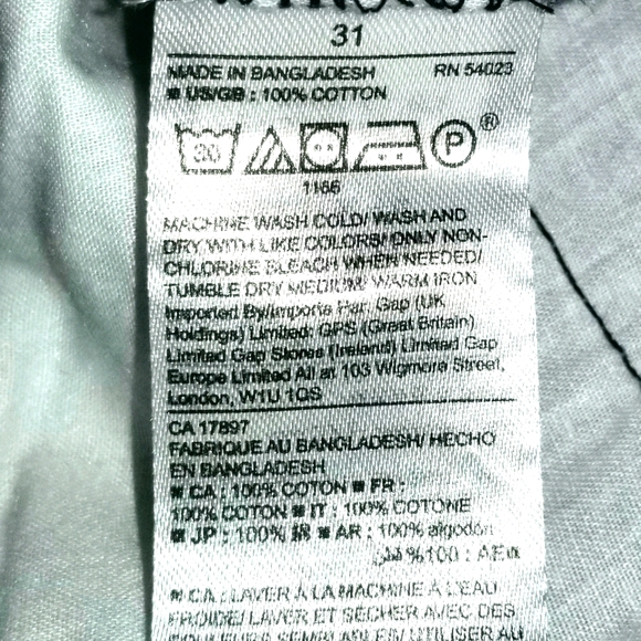 Men's: Gap KHAKIS Hawaiian Print Shorts - Picture 5 of 11